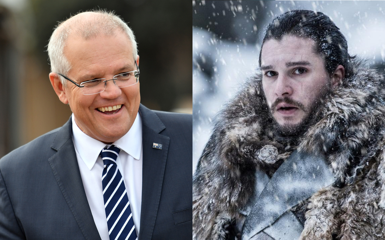 Relatable PM Scott Morrison Likes Jon Snow The Best Because Of His ‘Cool Dog’