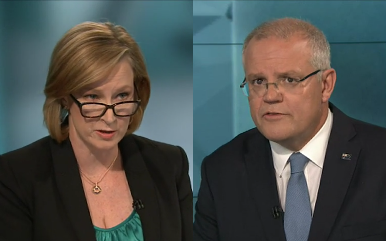Leigh Sales Had To Pump The Brakes On Scott Morrison During A Spiky ‘7.30’