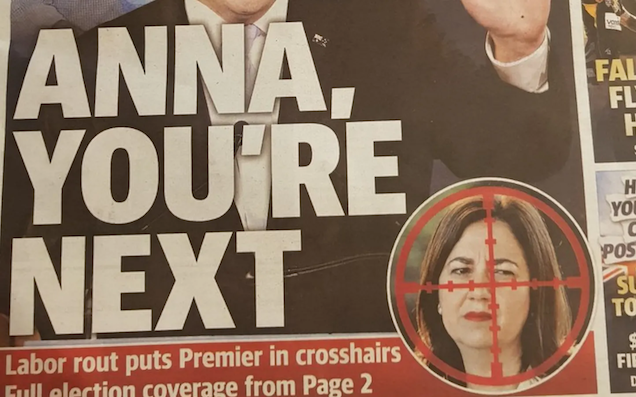 A News Corp Paper Has Apologised For Putting The QLD Premier In Crosshairs