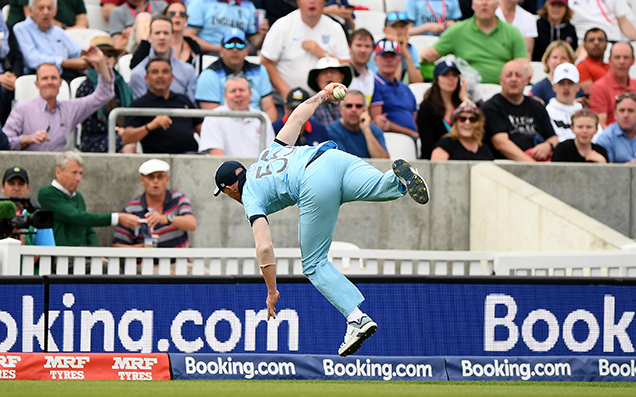 Watch Ben Stokes Haul In A Cricket World Cup Catch So Good You’ll Shit Yr Dacks