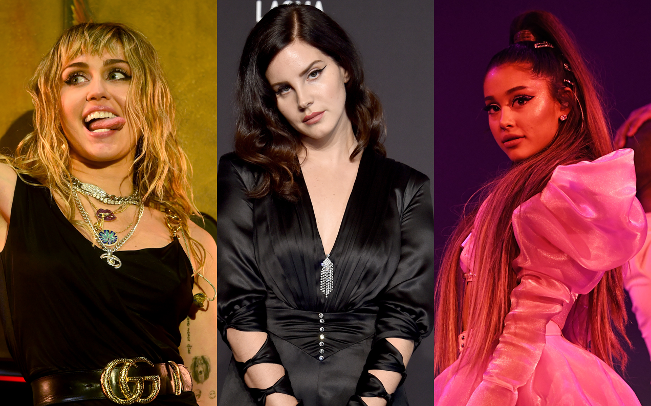 2019’s Independent Women Miley, Lana, & Ari Tease ‘Charlie’s Angels’ Collab