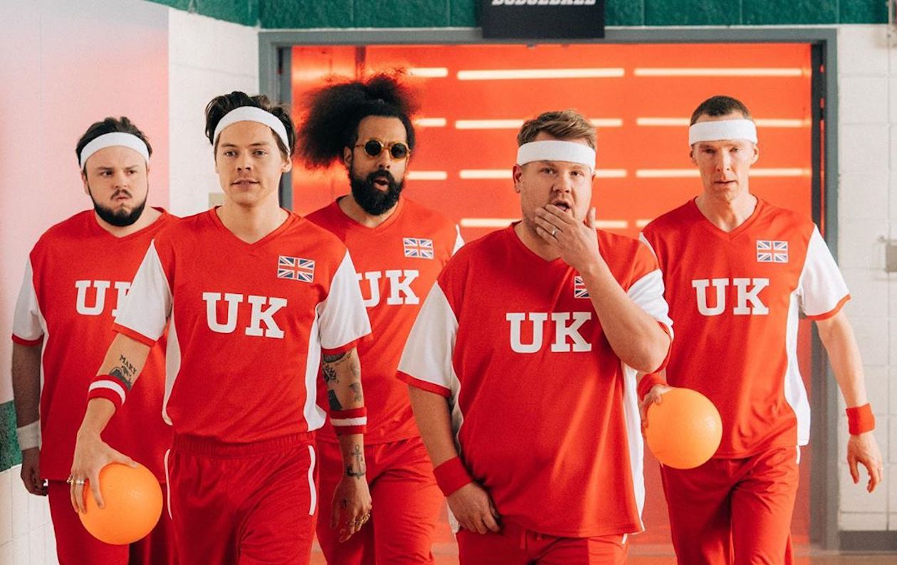 Harry Styles’ Perfect Face Nearly Demolished By Dodgeball In Huge Celeb Match