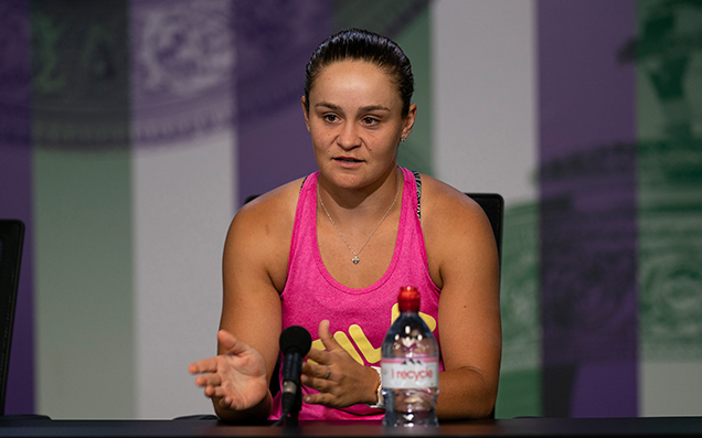 Ash Barty, Legend, Had One Final Disney Quote For Reporters At Wimbledon