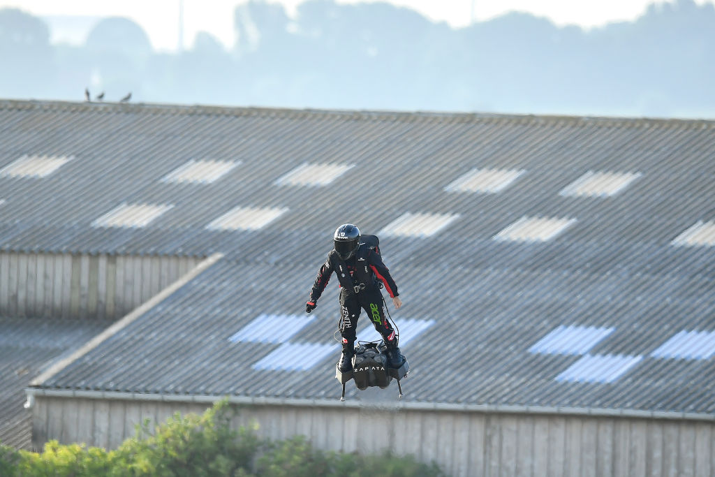 The Guy Who Stacked It Trying To Cross The English Channel On A Flyboard Just Succeeded