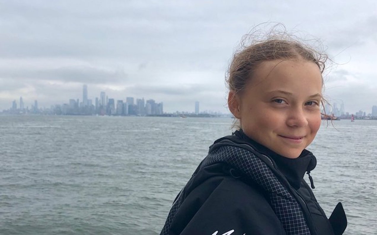 Greta Thunberg Reaches NYC After Sailing Across The Atlantic, Telling Carbon To Get Fucked