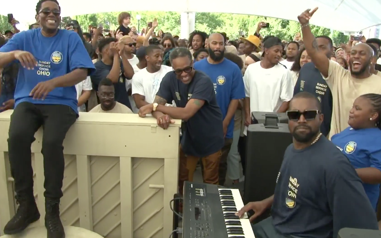 Kanye’s Sunday Service Took Ohio To Church This Weekend, And You Can Watch It All Online