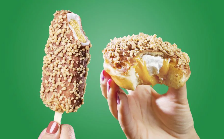 Krispy Kreme & Golden Gaytime Have Formed An Unholy Union W/ Slashie Ice-Cream & Doughnut