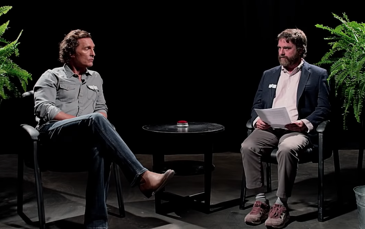 Matthew McConaughey Carks It In The 'Between Two Ferns The Movie' Trailer