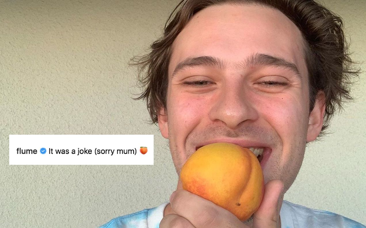 Flume, Our Ass-Eating King, Breaks Social Media Silence With An Apology To Mum