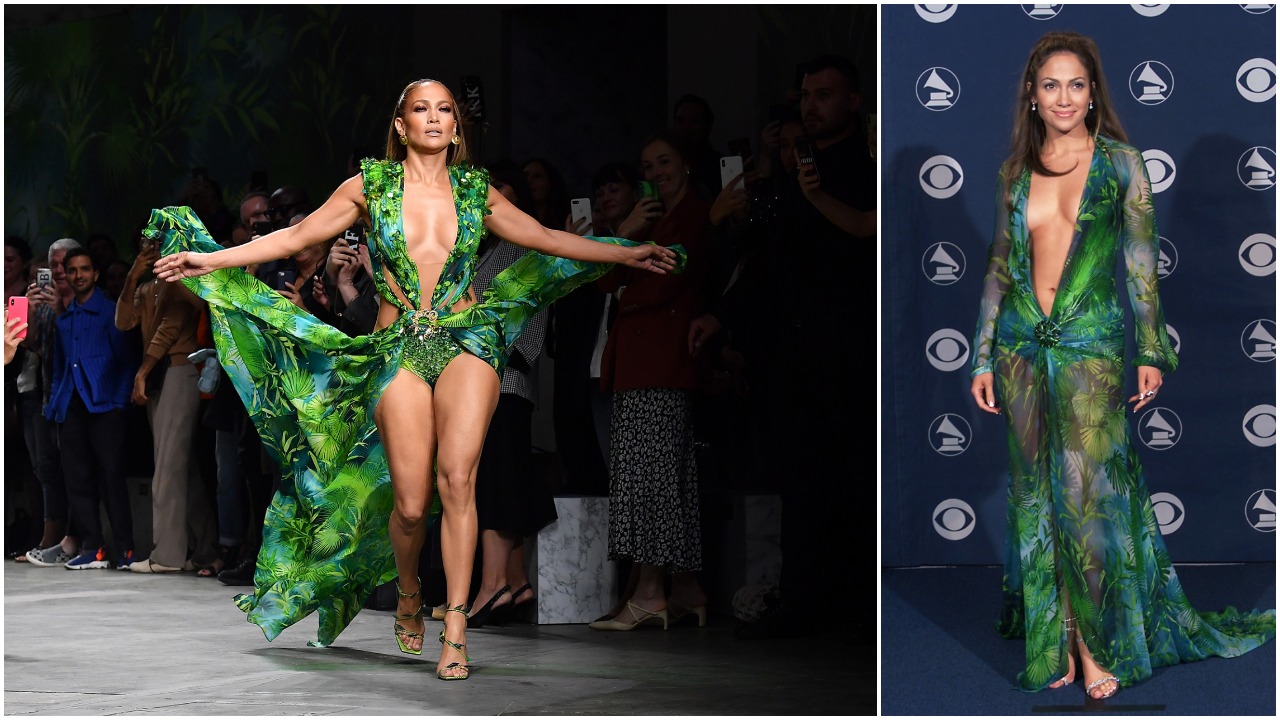 J-Lo Brought Back *That* 00s Versace Dress That Broke The Internet  & I Need A Minute