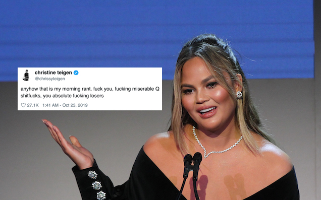 Chrissy Teigen Would Like To Reiterate That She Is Not In A Secret Satanic Pedophile Ring