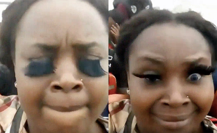 Today’s MVP Is This Woman Who Filmed Her Battle With Eyelashes On A Windy Speedboat Ride