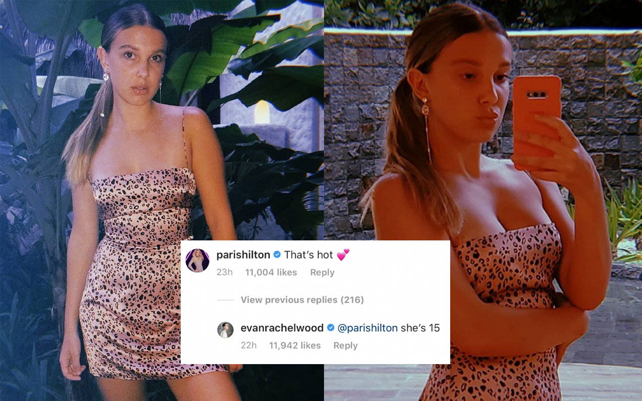Paris Hilton Gets Torched For Commenting “That’s Hot” On Millie Bobby Brown’s Insta Pic