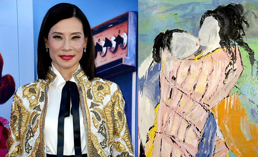 Lucy Liu Paints Lesbian Portraits As A Side Hustle & Honestly, Same