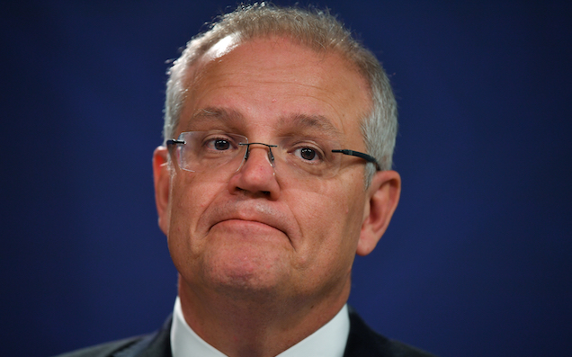 Scott Morrison Got Stuck In A Building Today After Bushfire Smoke Set Off The Alarms