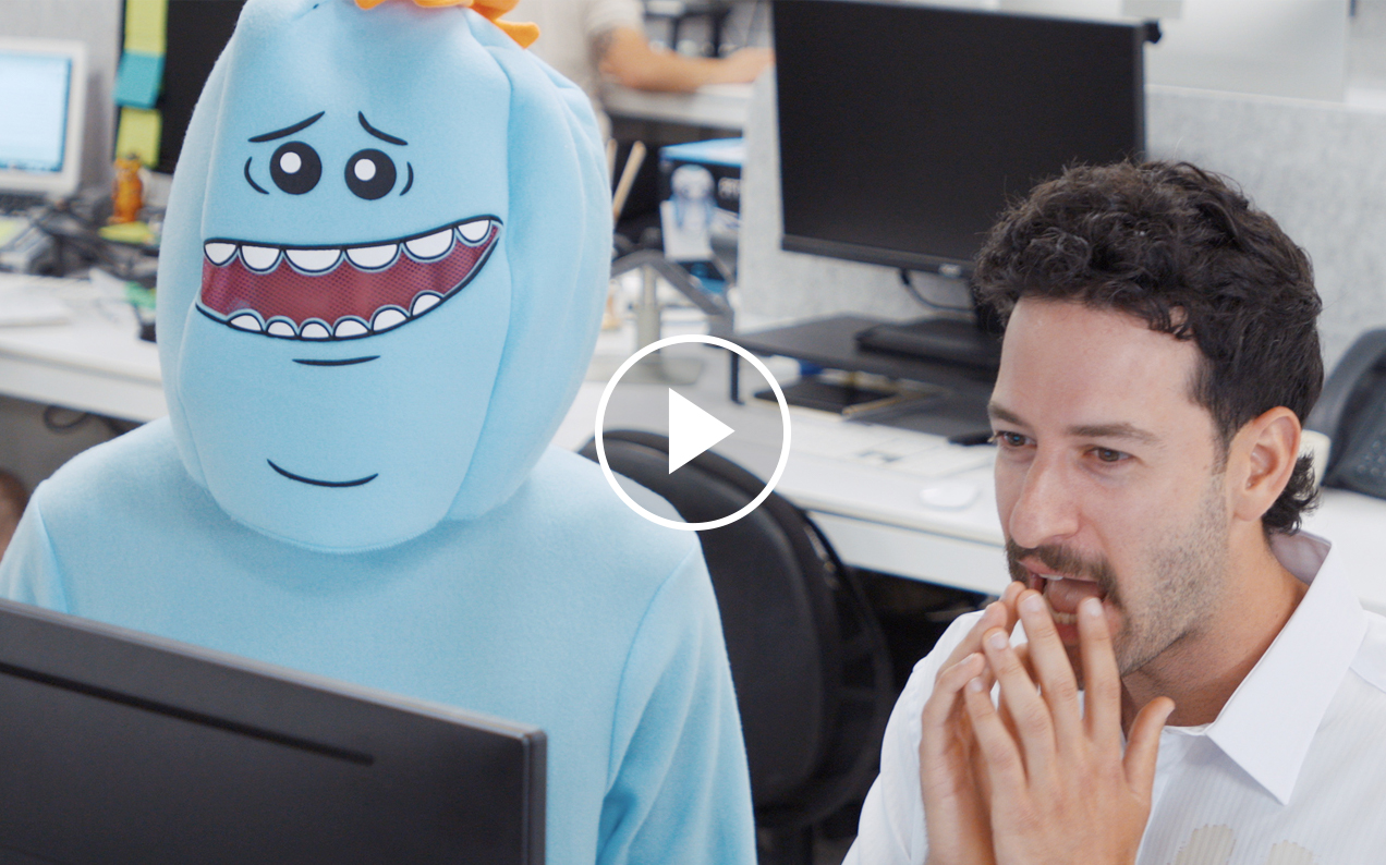 The Office Jerry Gets A Hand From Mr Meeseeks