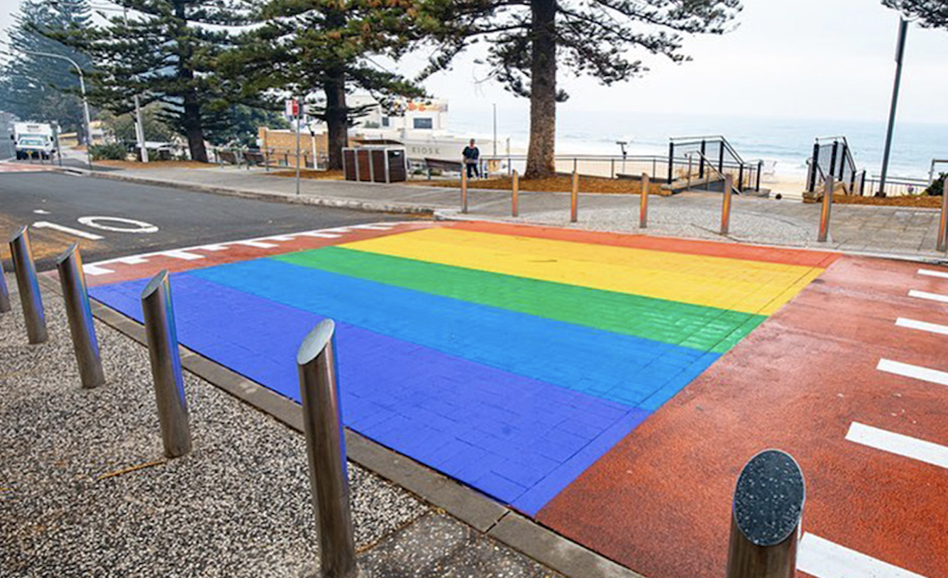 Wollongong Unveiled A Permanent Rainbow Crossing & I’m Now Crying Permanent Rainbow Tears