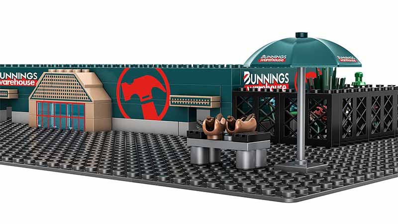 Bunnings Wins Christmas With Lego-Style Warehouse Set, Complete With Mini Sausage Sizzle