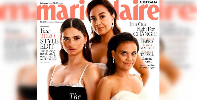 Marie Claire Dedicates Issue To Indigenous Constitutional Recognition In “Fight For Change”