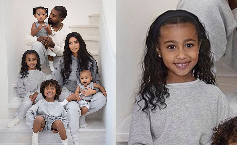 So, Uh, Yeah, It Turns Out North Actually *Was* Photoshopped Into the West Family Xmas Card