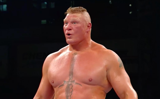 My New Religion Is This Clip Of Brock Lesnar Saying “Oooh, A Big Boy!” At The Royal Rumble