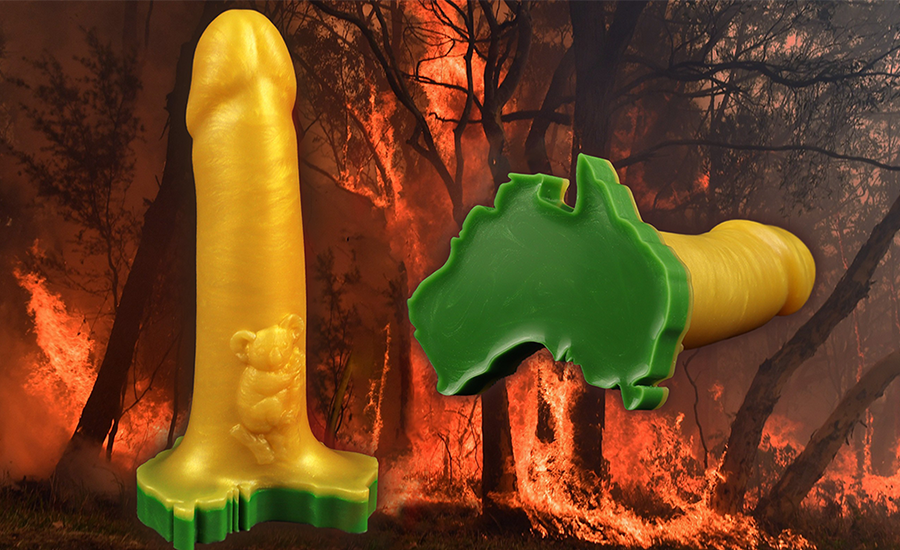 Australia Is Fucked & You Can Be Too With This $69 Bushfire Donation Dildo