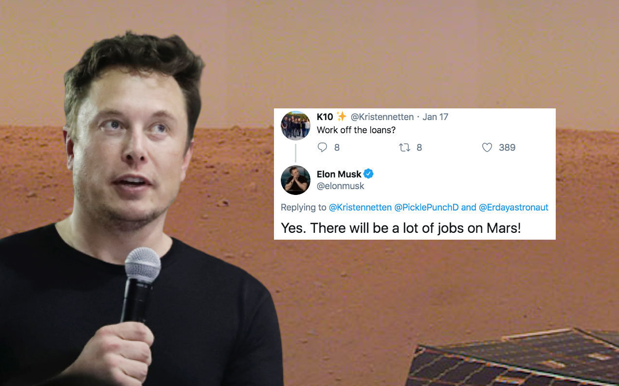 Elon Musk’s Big Brainlord Plan For Mars Settlement Is Indentured Servitude
