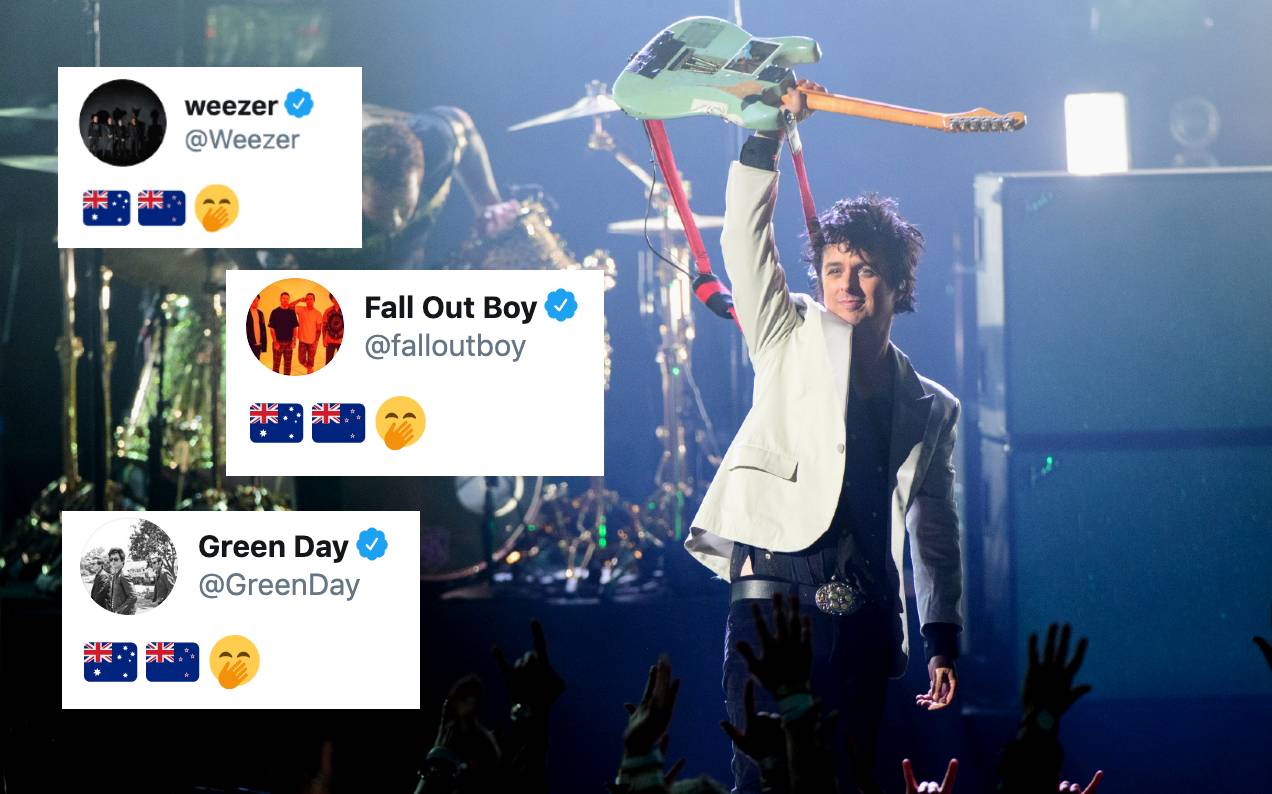 Green Day, Fall Out Boy & Weezer May Have Just Hinted At A Huge Aussie Tour, Holy Shit