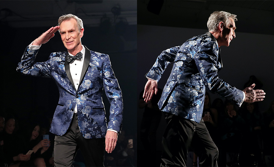 Check Out Bill Nye Strutting Down This NYFW Runway In The Most Bill Nye Way Possible