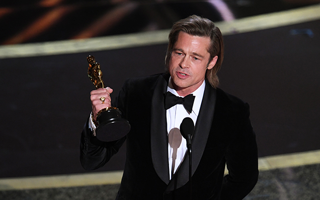 Brad Pitt Won His First Ever Acting Oscar & That, At Long Last, Is What’s In The Box