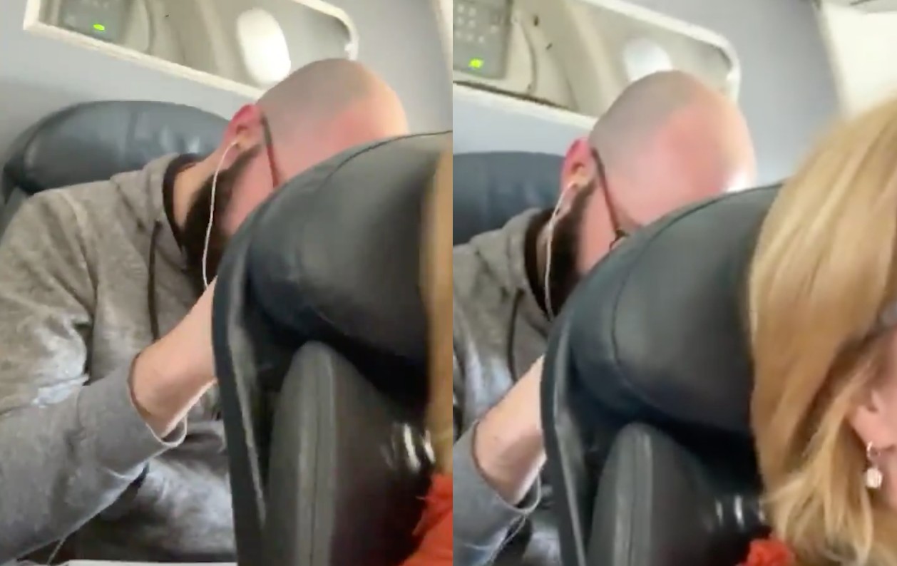 Airline Passenger Reignites Seat Reclining Debate After Viral Video Of Man “Punching” Seat