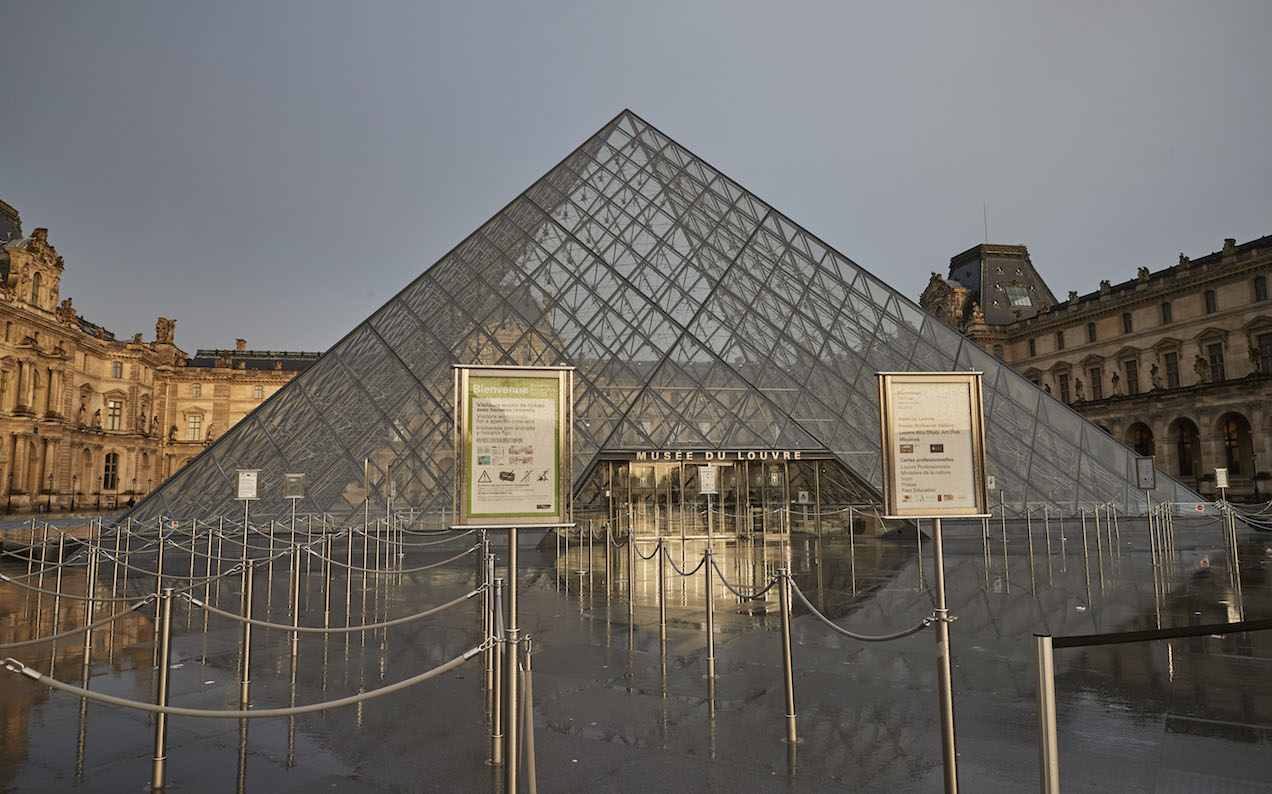 The Louvre Museum Is Closed As France Tries To Combat The Coronavirus Outbreak