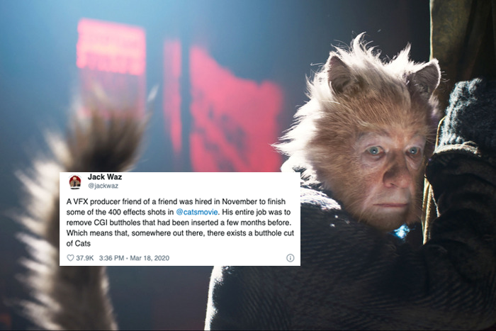 Internet Perverts Are Demanding The “Butthole Cut” Of ‘Cats’ Because God Has Abandoned Us