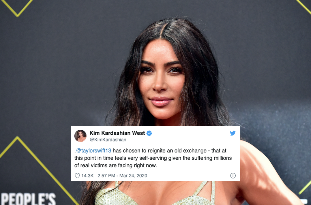Kim Kardashian Has Gone In On Taylor Swift About The Kanye Call & What A Bloody Mess