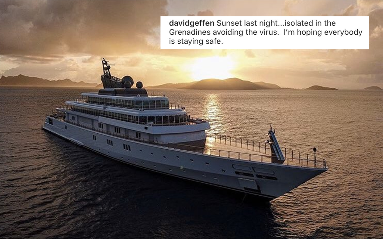 Spare A Thought For This Billionaire Self-Isolating On His Megayacht In The Caribbean
