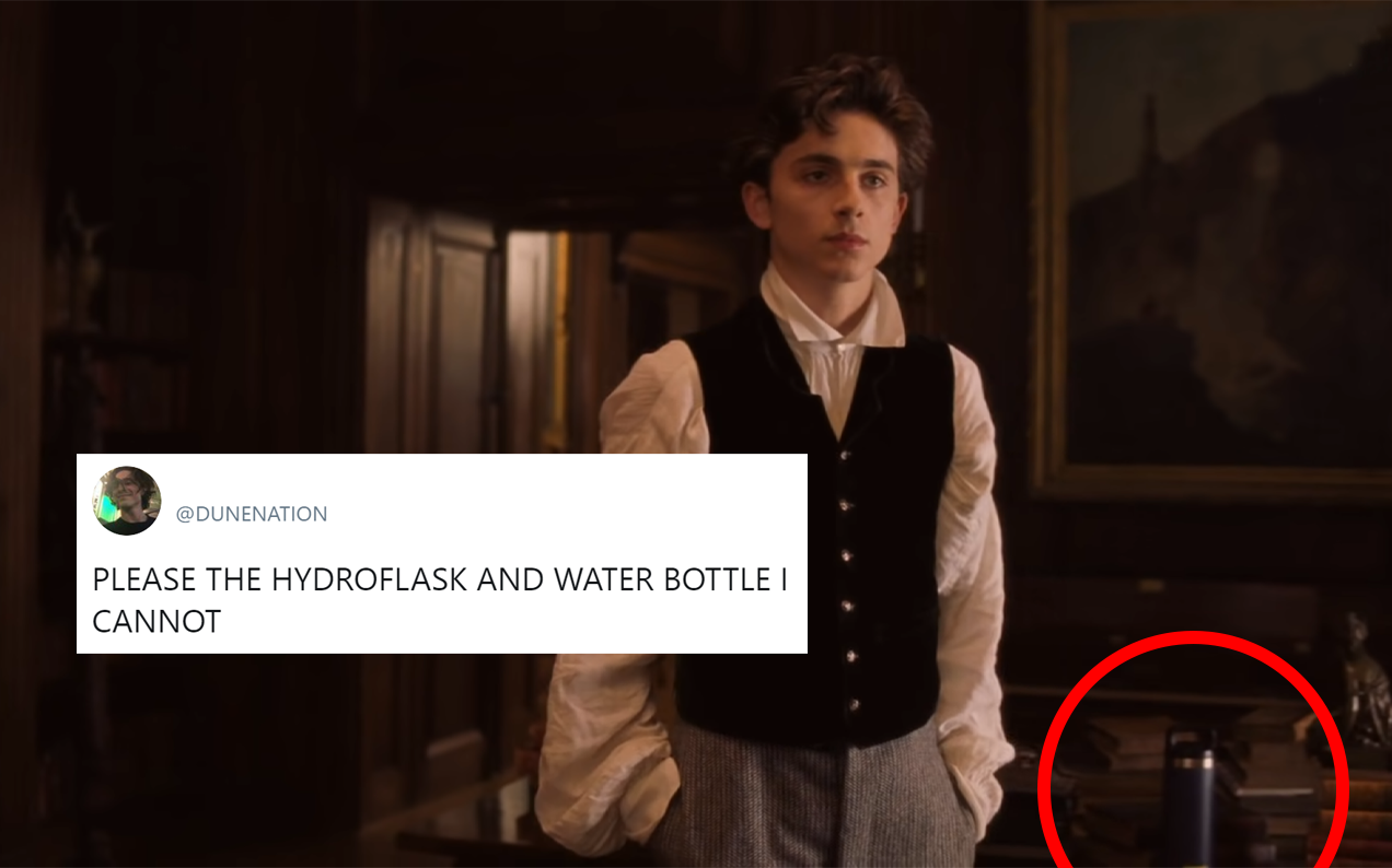 Someone Left A Hydro Flask On The Set Of ‘Little Women’ And It’s Taken Months To Notice
