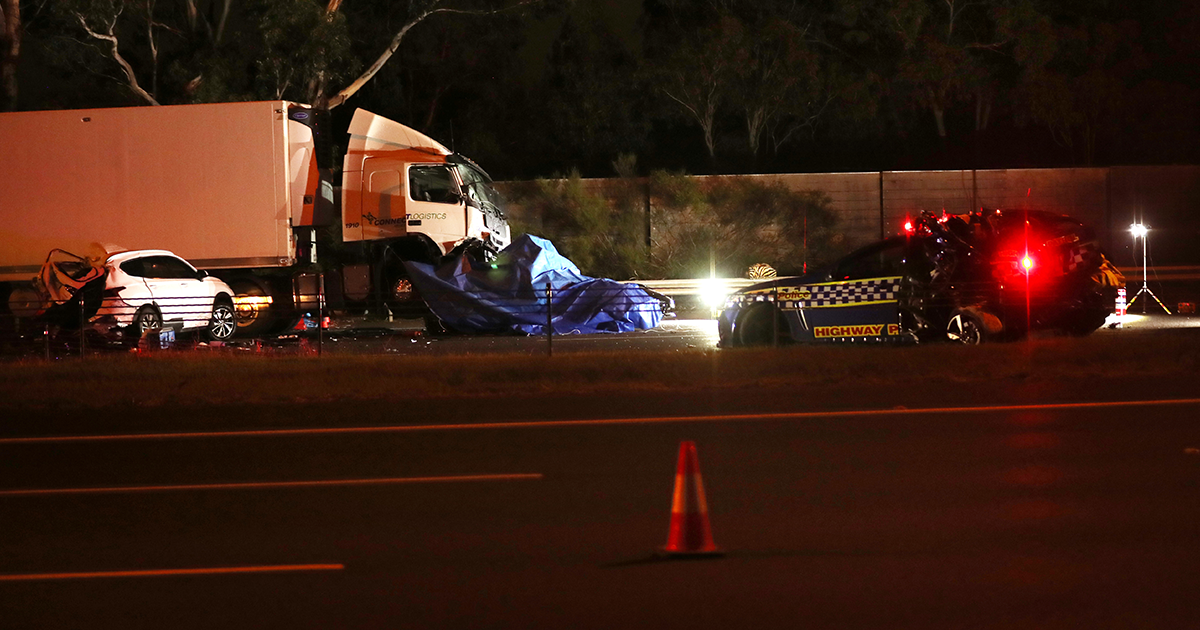 Four Police Officers Dead After Horror Collision On Melbourne’s Eastern Freeway