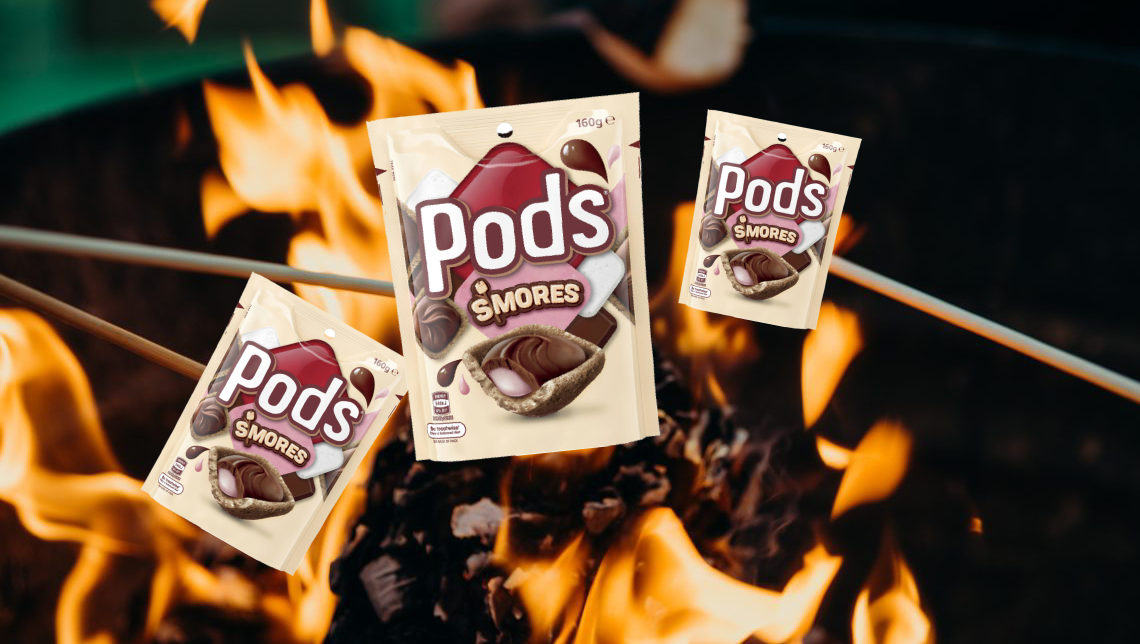 Holy Shit, S’mores-Flavoured Pods Are A Thing & It’d Be Rude Not To Camp In Yr Lounge Room
