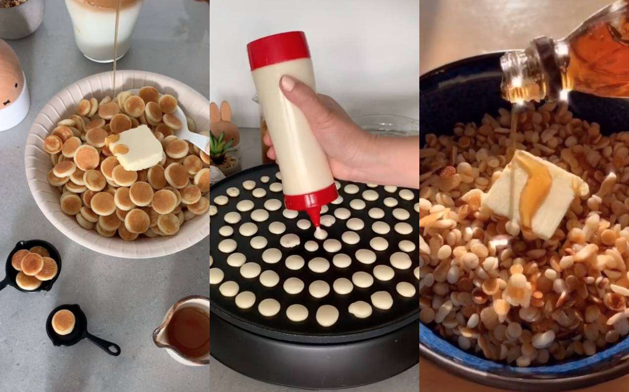 Move Over Whippy Dalgona Coffee, Tiny Pancake Cereal Is The New TikTok Cooking Trend