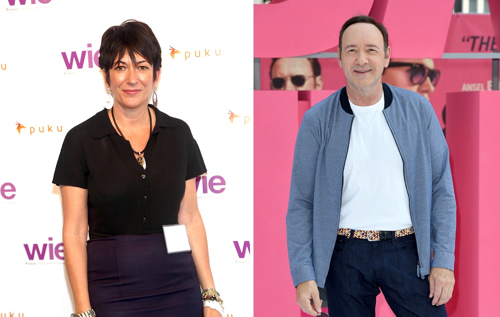 Resurfaced Pic Shows Ghislaine Maxwell & Kevin Spacey On Thrones At Buckingham Palace