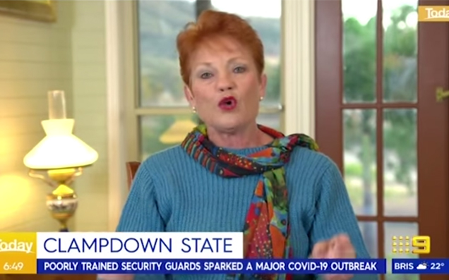 ‘Today’ Is Ditching Pauline Hanson As A Regular Guest After A Disastrously Racist Interview