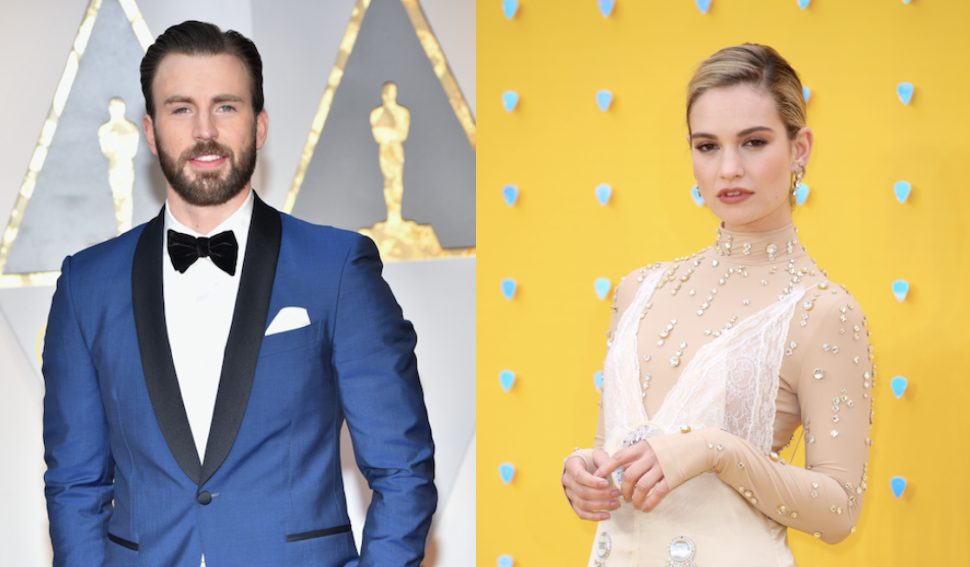 Chris Evans & Lily James Have Got The Rumour Mill Churning After A Night Out Together