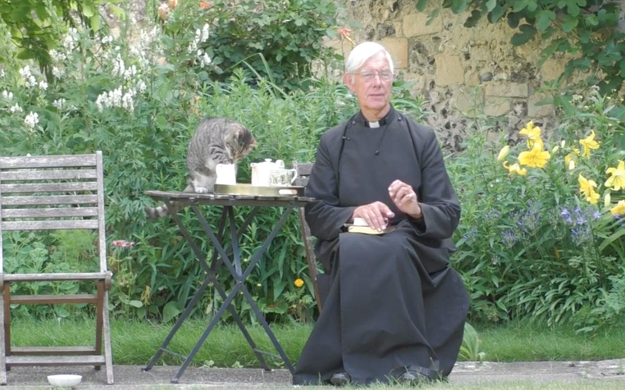 Minister’s Cat, On The Road To Hell, Nabs Milk During Live Morning Prayer Broadcast