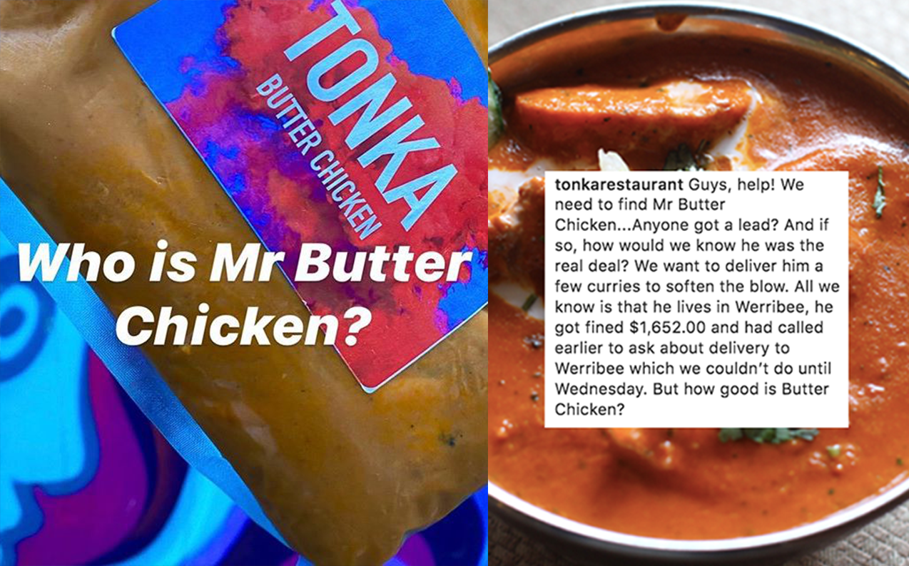 Melb Restaurant Now In Search Of Man Who Was Fined For Driving 30km To Buy Its Butter Chicken