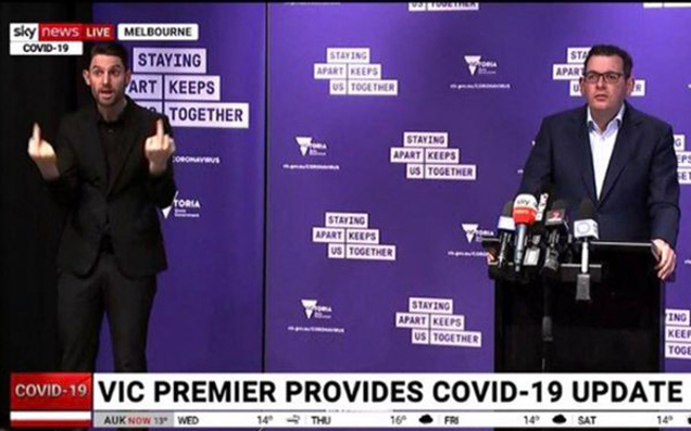 Praise Be To Dan Andrews’ Heroic Auslan Interpreter, Who We Are Now Very Obsessed With