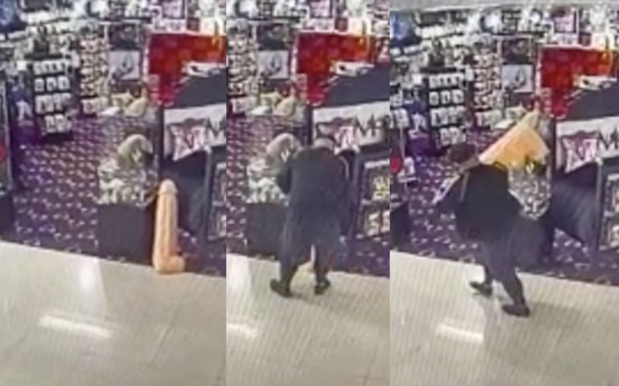 Sex Store On The Hunt For A Masked Thief Who Stole A 3-Foot Dildo Named Moby