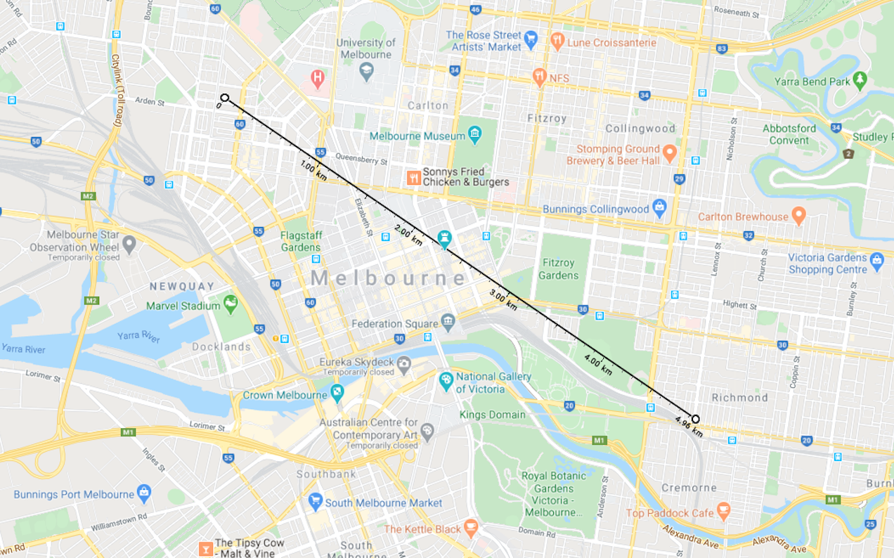 Here's The Google Maps Trick I Use To Suss Out What's Exactly Five Kilometres Away