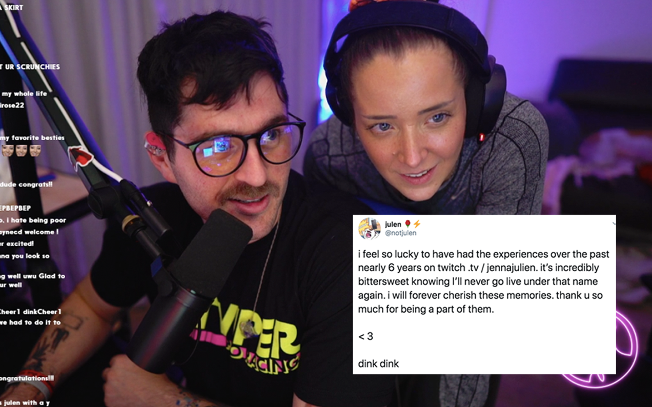 Jenna Marbles’ Partner Julien Solomita Says She Won’t Be Returning To Their Twitch Channel