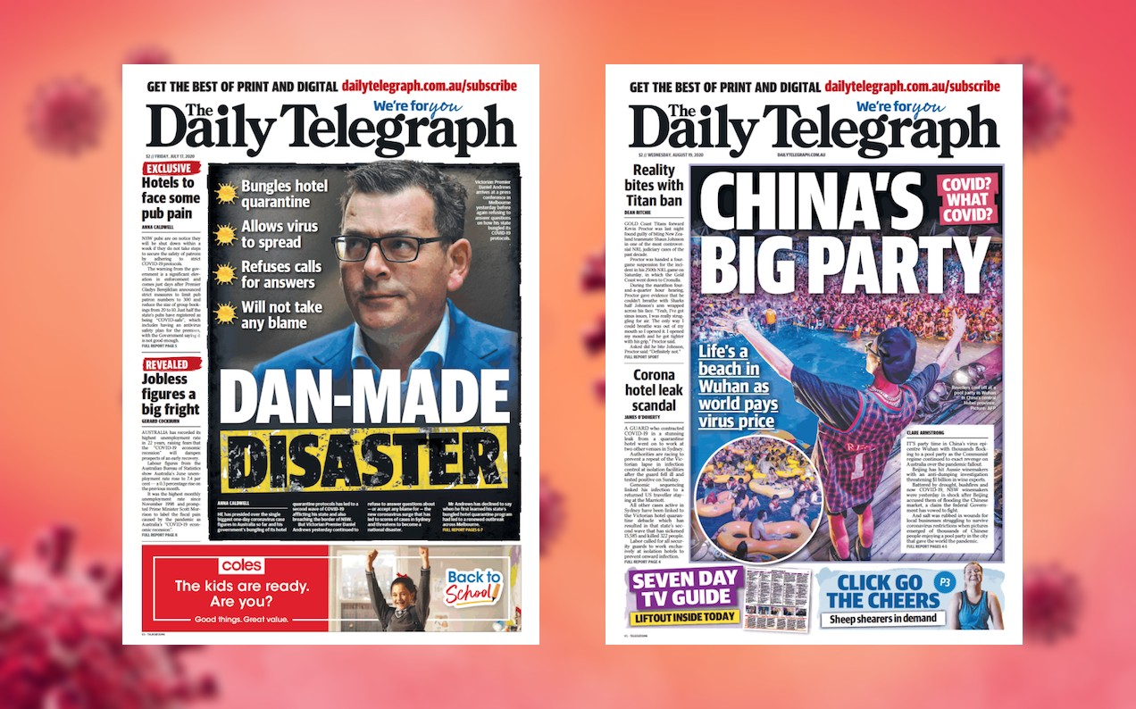 Hey, Quick Q: Which Of These Daily Tele Front Pages Covers Sydney’s Big Hotel Quarantine News?
