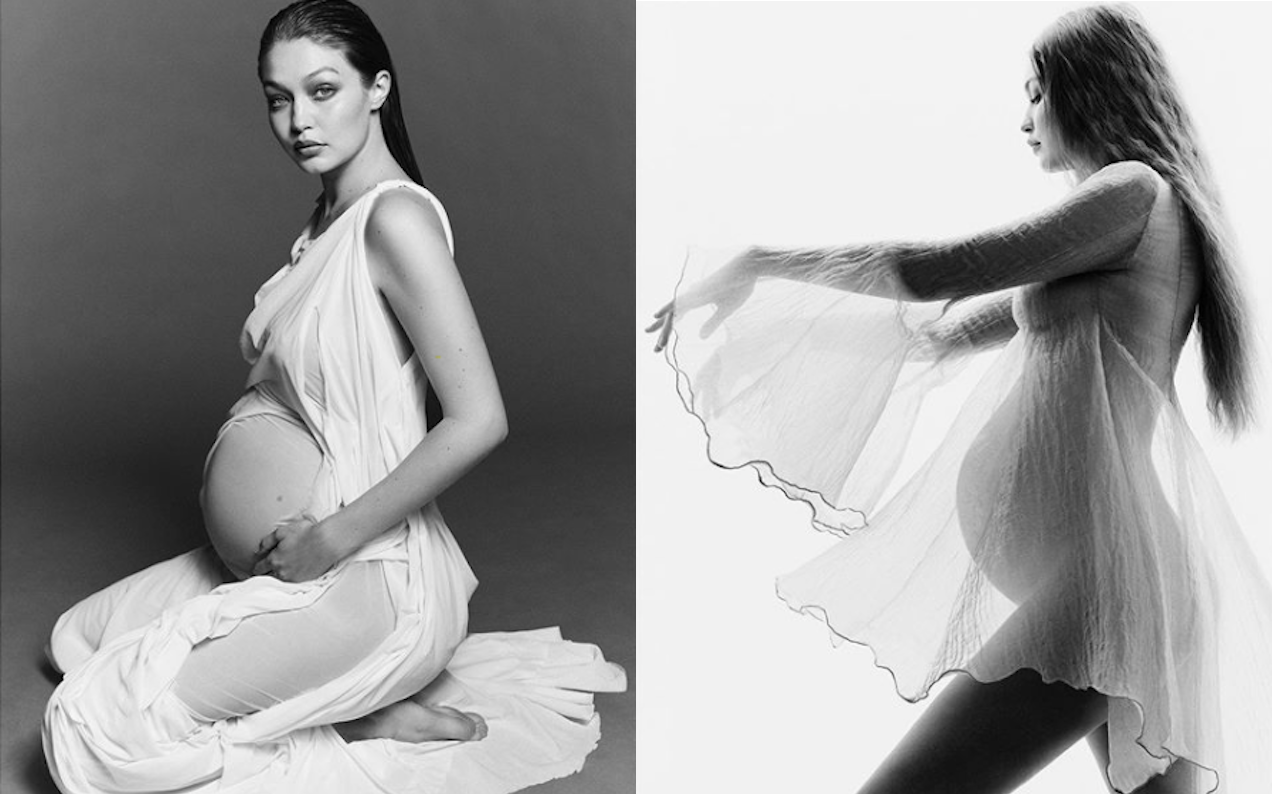 Hello To Gigi Hadid, Her Baby Bump, And Flowing Gowns In This Luxe Maternity Shoot